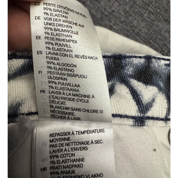 Isabel Marant Short Girls for H&M Denim Tie-Dye Blue Size 13-14Y - Picture 8 of 8